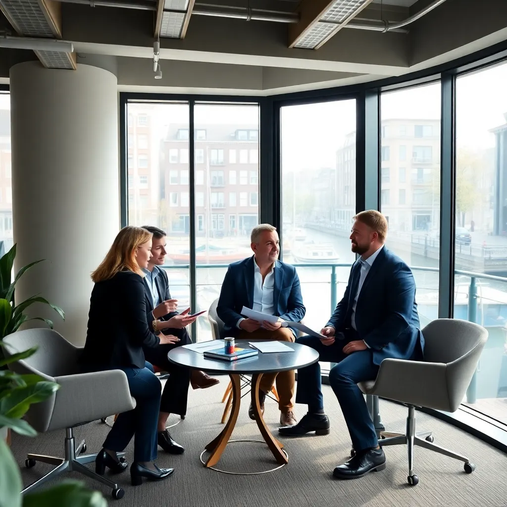 Diverse inkomstenbronnen visueel weergegeven met een persoon die verschillende financiële stromen beheert